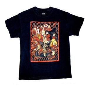 Kakegurui Japanese Anime Girls Cartoon Graphic Black T Shirt